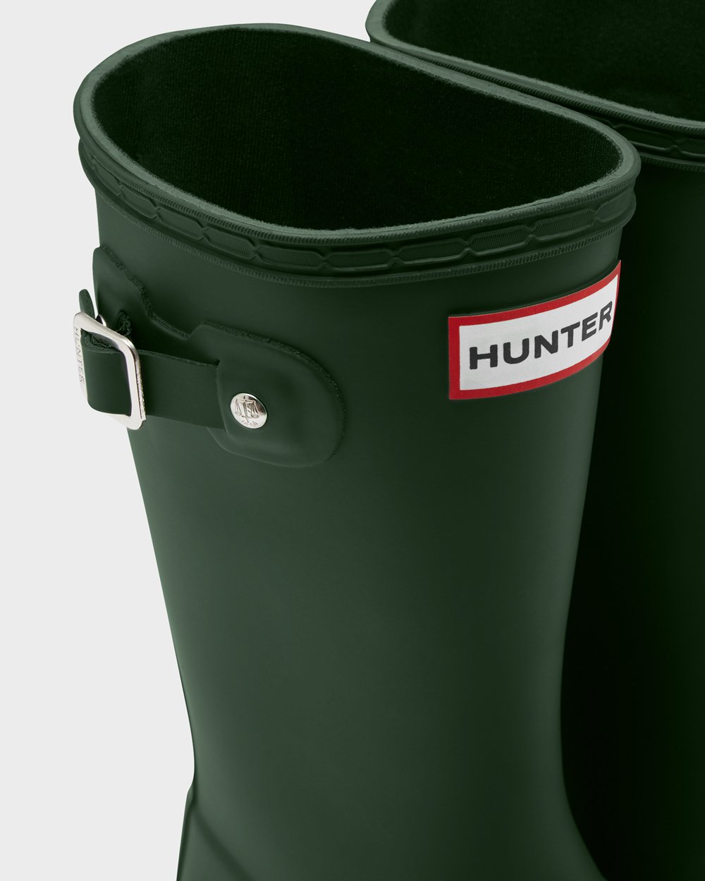 Kids Rain Boots - Hunter Original Big (73THPRQDX) - Green